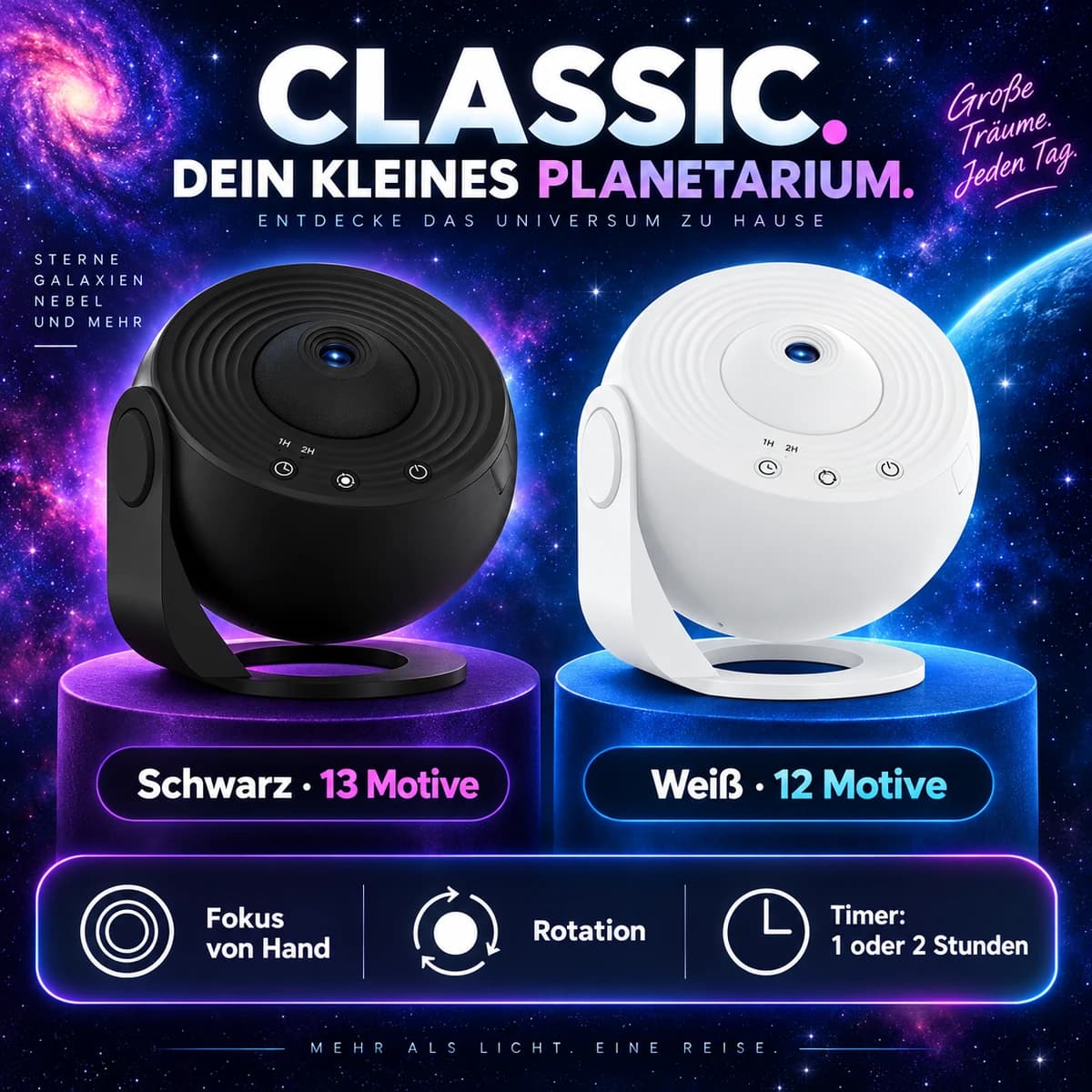 Twoje małe domowe planetarium. · GalaxieLicht Classic