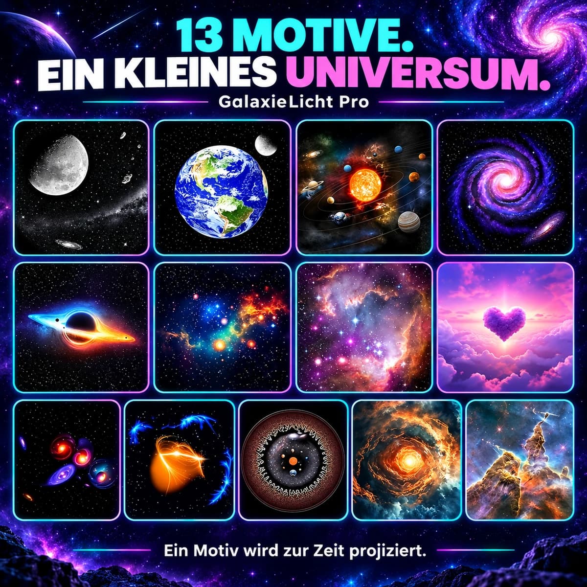 13 motywów do odkrycia. · GalaxieLicht Pro