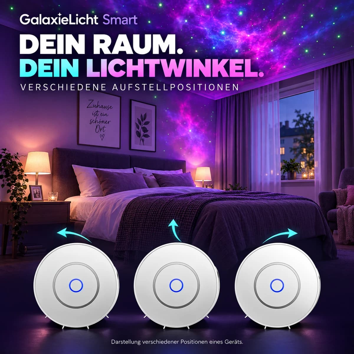 Twój pokój. Twój kąt światła. · GalaxieLicht Smart