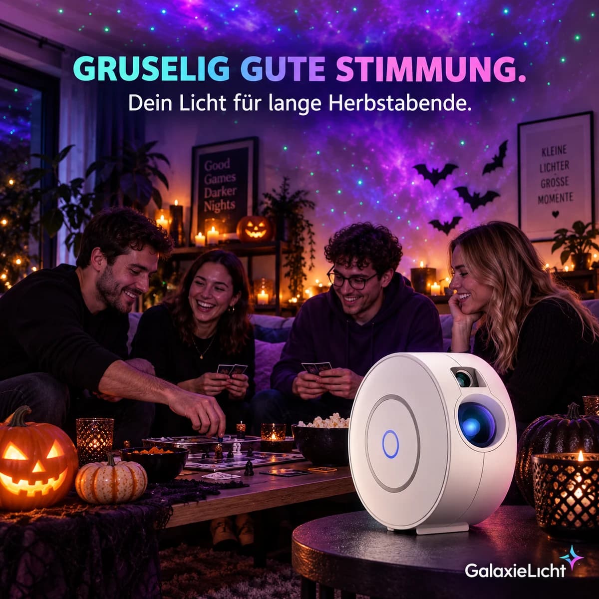 Niech Halloween rozbłyśnie. · GalaxieLicht Smart